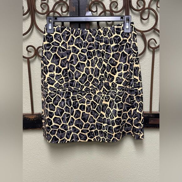 Nicole Miller leopard 2piece crop top & skirt set - Picture 3 of 6